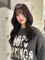 【朝のセットが楽になる۶ৎ˖ִ ˚】前髪縮毛+前髪顔まわりcut🎀