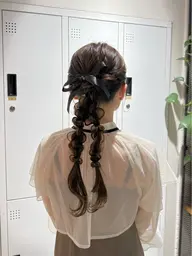 ❕土日祝限定❕【𓈒𓏸𓍯ヘアアレンジ𓏸𓍯】 🪞🩰結婚式,ライブ,イベント前に♡🎀早朝,ペアok!