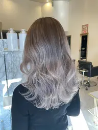 【ミニモ限定】🤍傷ませずにハイトーン🤍ケアブリーチ＋オンカラー＋TR