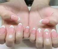 『付け替えオフ無料+甘皮ケーア付き』 💅 カラグラデーションorフレンチネイル ベース色追加+500