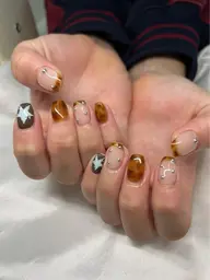 y2k、韓国系、個性派4本アート(オフあり)オフ代は補足説明へ✦.*