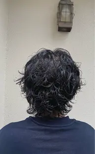 メンズカット+ミストパーマ