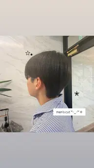 mens shampoo cut🫧