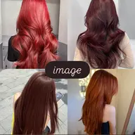 『 🍒暖色カラー🍒』透明感カラー➕4stepトリートメント🫧