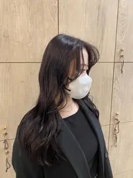 前髪カット＋透明感イルミナカラー