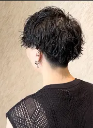 メンズカット＋スパイラルパーマ