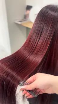 ✨🔥 Instagram1番人気 🔥✨痛みにくいハーフブリーチwカラー