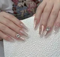 期間限定🔥🔥60色以上マ💅グネットワンカラーチップ長さだし10本💥パーツ2個付き【新規ジェルオフ無料】