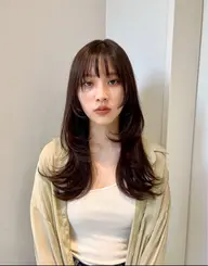 【4月レイヤーカット💇‍♀️】白髪染め＋カット✨✨