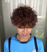 🔥平日限定🔥ブラウンカラー＋プードルパーマ