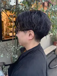 【メンズ限定】カット＋シャドウパーマ＋眉カット付