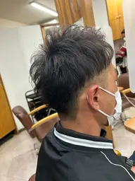 メンズカット+簡単ヘッドスパ