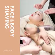 《上半身ケア》 顔＋背中半分＋腕半分(肩～肘)＋パック