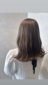 全体ブリーチ+全体カラー