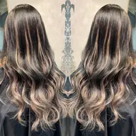 カラー半額＋プラチナ毛質80本