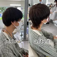 【men's】カット×メンズウルフエクステ