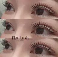 - ̗̀ マツエク  ̖́-フラットラッシュ80本《コーティング付》