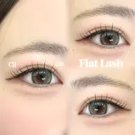 🍒フラットラッシュ🍒100本 （アイシャンプー＋コーティング仕上げ♡）