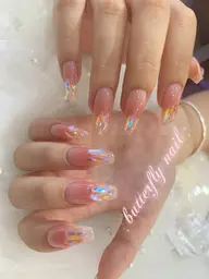 🌟チップ長さだ限定🌟氷ワンホンネイル/埋め尽くしラメグラデーション