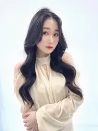 🇰🇷韓国風ヘア🇰🇷トレンドカット➕うる艶透け感カラー➕オリジナルトリートメント➕炭酸SPA➕コテ巻き仕上げ