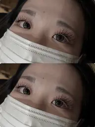 まつエクモデル(J.C.SCカールのみ)フラットラッシュ160本