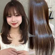 【ハイダメージ毛も髪質改善💎】ヘアポテンツァ+似合わせ前髪顔周りカット💖+ケアトリートメント🫧超音波アイロン付🌿