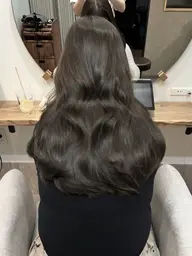 🎀Bob or short or one lengthcut+color+treatment🎀