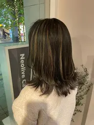 【✨人気No.3✨】✂︎💎似合わせカット＋ハイライトカラー＋艶出しトリートメント💎✂︎ロング料金なし