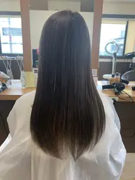 髪質改善ストレート+カット+カラー+艶感TR¥21450→17600
