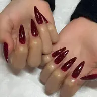 お爪に優しいGel-X長さ出し10本+ワンカラー/ラメグラデーション💫(パラジェル無料)