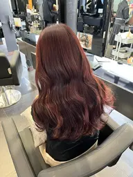 暖色カラー🍒➕ヘッドスパ➕トリートメント 🫧 ͛.*