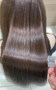 🟢髪質改善美髪矯正✨(カットなし) ツヤ・手触り・柔らかさが別格❗️楽になりたいなら必須のストレート✨