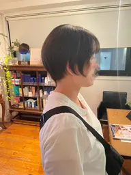 (スタイル特化)前下がりショート+クイックトリートメント✨チェックモデル