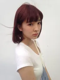 【撮影モデル (撮影条件OKなら0円)】ボブ&ショートカット+パーマ