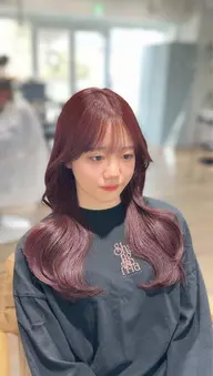 🎀小顔魅せ前髪🎀お顔周りカット🪽／小顔フィット☆*。結んでも可愛い♡前髪作り☘️