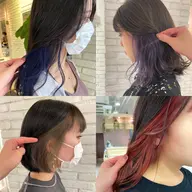 ［新春🌸人気メニュー🌸］ダメージレスインナーカラー🩷➕骨格診断🫧似合わせカット💖➕透明感うる艶フルカラー🌸