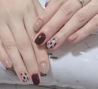 【ソフトジェルオフ無料】HANDシンプルデザイン➕甘皮ケア➕保湿オイル♪