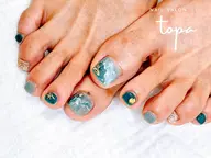 《フット》親指アート(オフ込み)