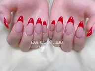 🌼ハンド・フレンチネイル　ベースカラーあり(オフ別料金、丁寧ケア込み、厚みだし無料) オフィスネイル、シンプルネイル