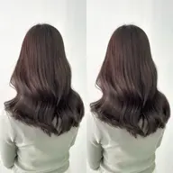 【冬こそ暖色カラー💌🧸🧣】ブリーチ無し暖色系カラー➕1stepトリートメント🧴‎◌𓈒