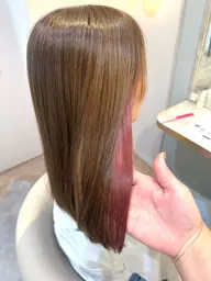 カット＋イヤリングブリーチカラー＋《★★》髪質改善トリートメント
