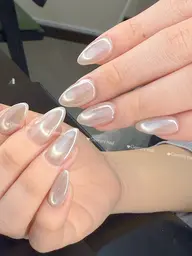 チップ長さ出し💕ワンカラー。マグネット🧲。フラッシュ
