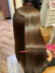 【⚠️ダメージ気になる方限定⚠️】カット➕透明感艶髪カラー➕髪質改善酸熱トリートメント🫧