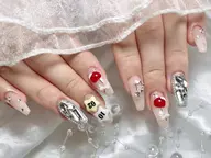 【オフ無し限定❣️】長さ出し10本+アートし放題🩷🪽