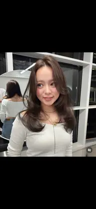 【今だけ限定🥨】似合わせレイヤーカット+透明感カラー+1stepリペアトリートメント #韓国ヘア