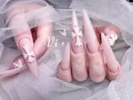 【チップ長さ出し】☆sns大人気☆ワンカラー/水光マグネット+手作りパーツコース11980円