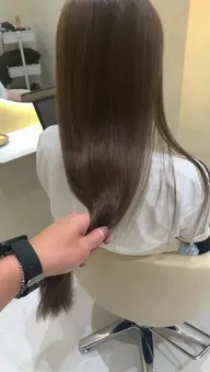 髪質改善inケアカラー(白髪染め可)+カット+TOKIO超音波TR  ￥14900