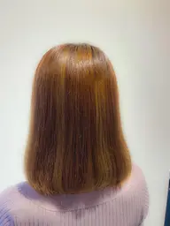 【今まで諦めてた方必見👀ブリーチ毛でも大丈夫✨】ダメージレス縮毛矯正+カット+トリートメント