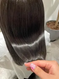 カラー🍊&髪質改善トリートメントで艶髪に💁🏻‍♀️✨超音波アイロン使用✨