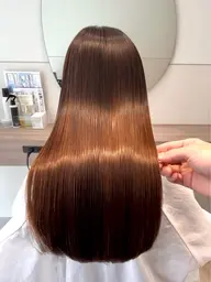 🌈自然に癖を伸ばします！🌈【カット&柔らかナチュラルに仕上がる地毛風ストレート＋うるつや内部補修トリートメント✨】